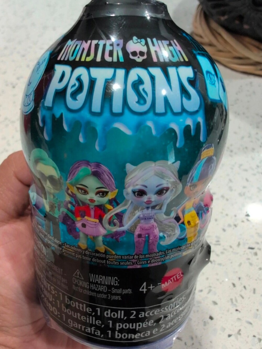 Monster High Potions Surprise Doll - Teal, Purple & Blue